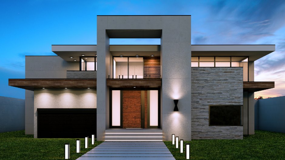 3ds Max визуализация экстерьера