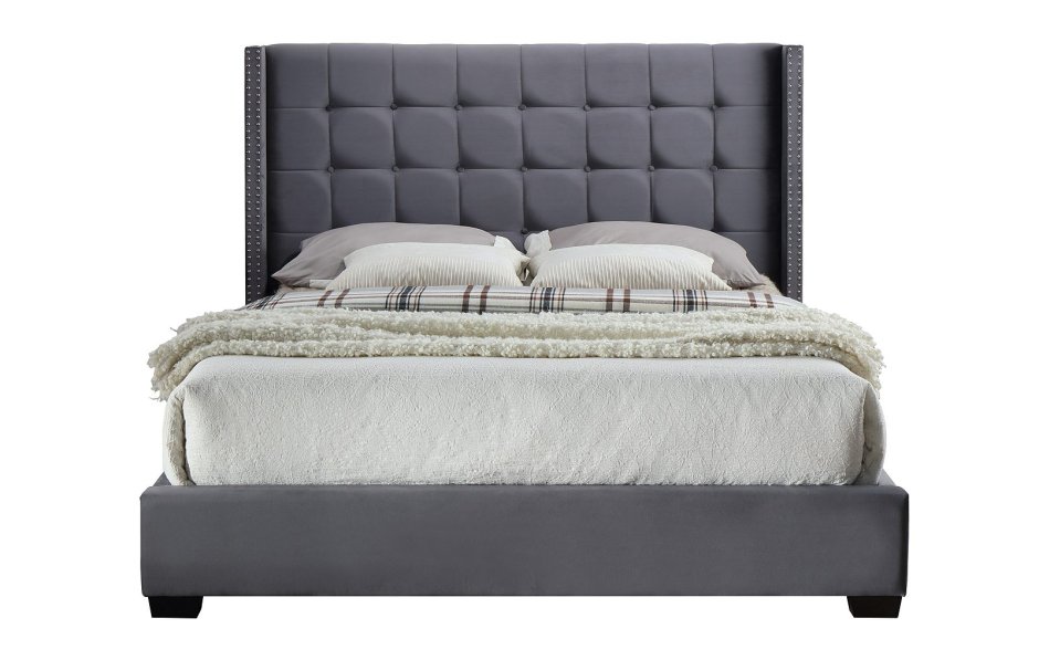 Кровать ESF 1397 160 см серый