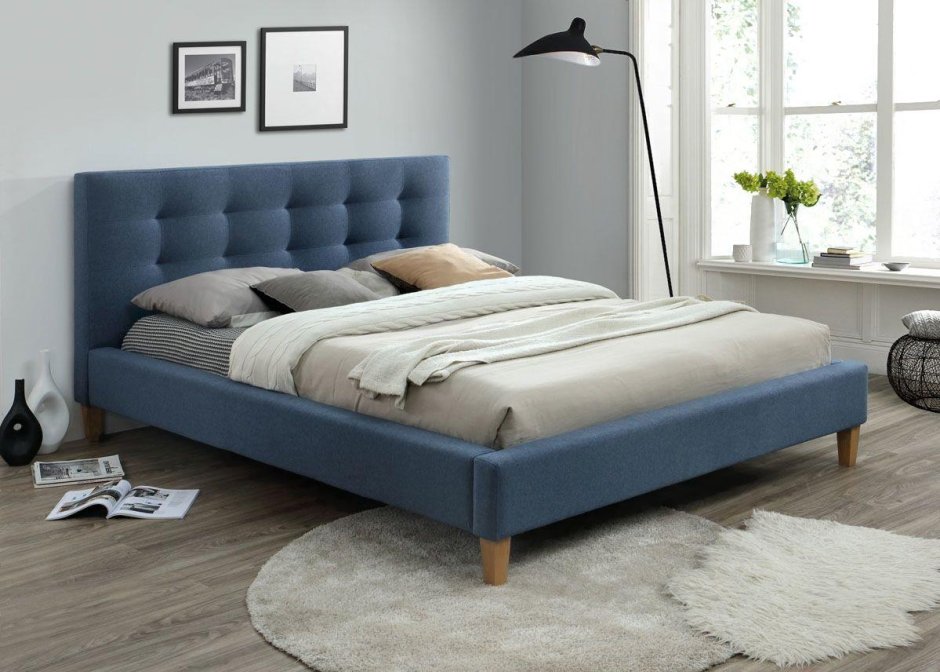 Кровать Texas 160 x 200 цвет серый