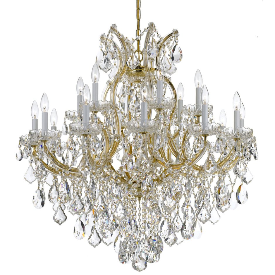 Люстра Crystal Harvey Gold Chandelier
