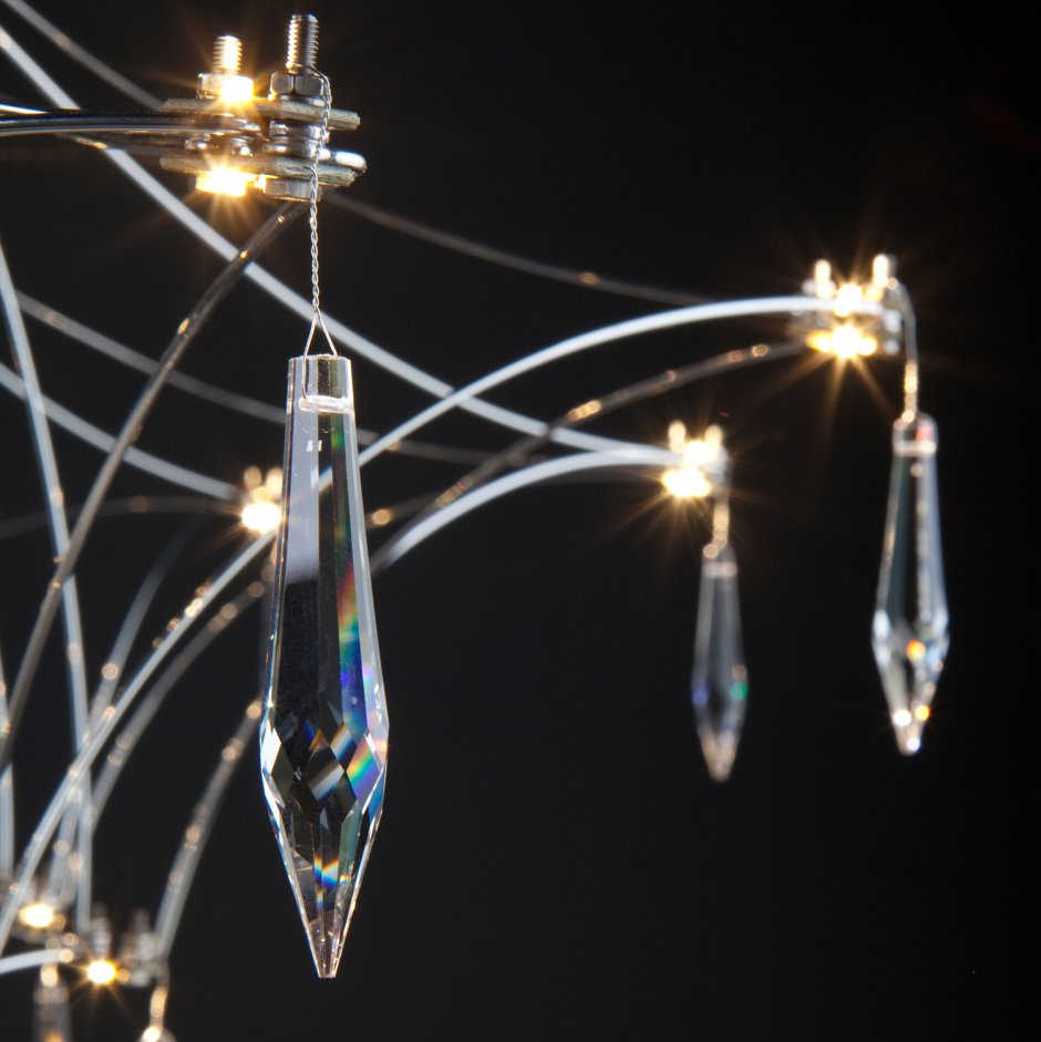 Quasar Mira Chandelier by Jan-Pauwels