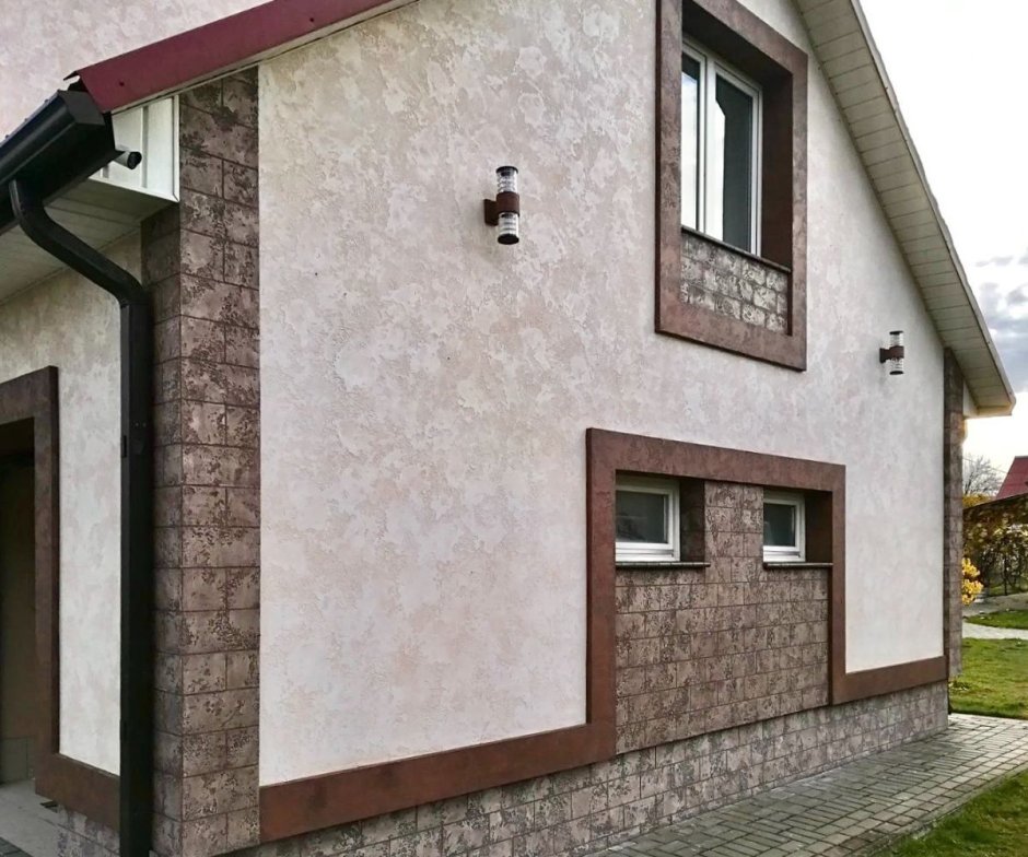 Travertino Romano штукатурка facad