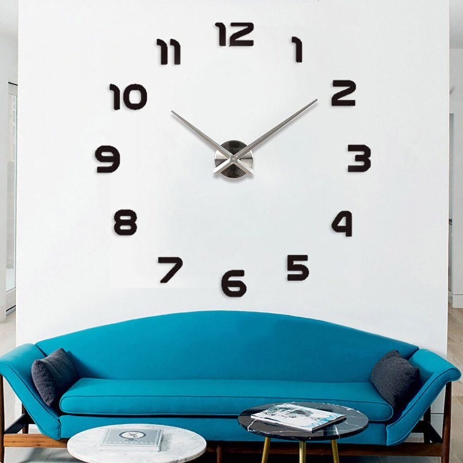 DIY Clock настенные 3d часы боль