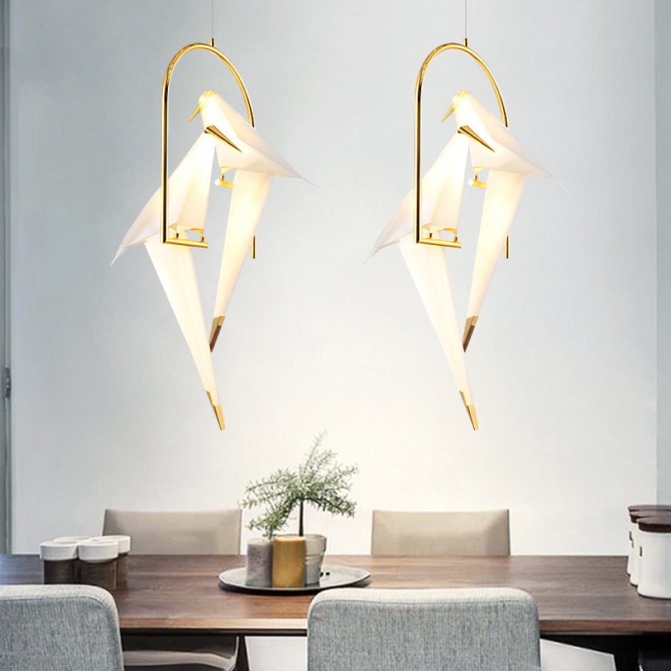 Подвесной светильник Origami Bird Pendant 3дд