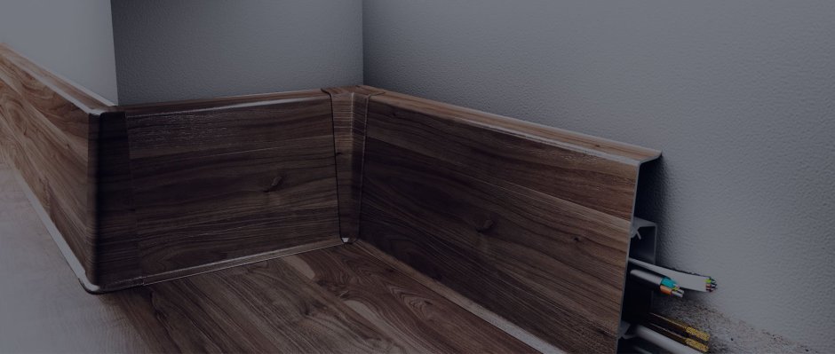 Плинтус пластиковый Quadro 202
