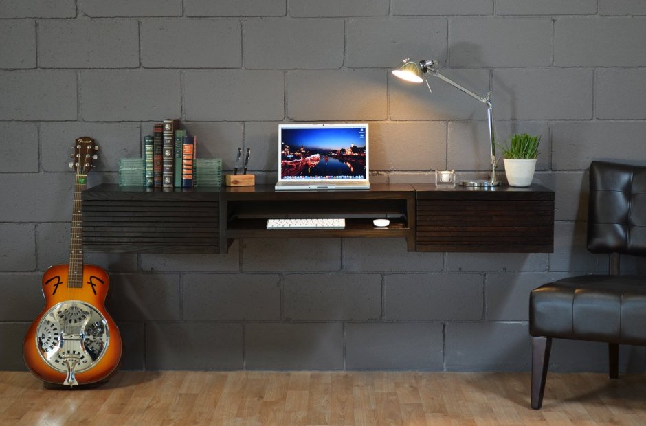 Wall Mounted Desk Wood