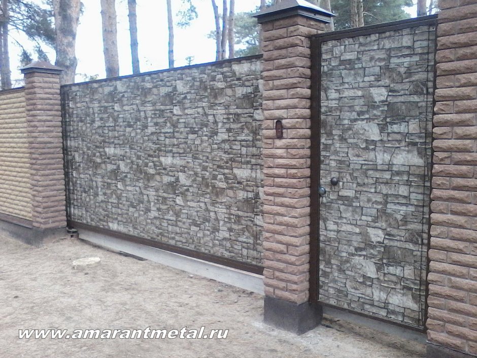 Металлический профиль под камень