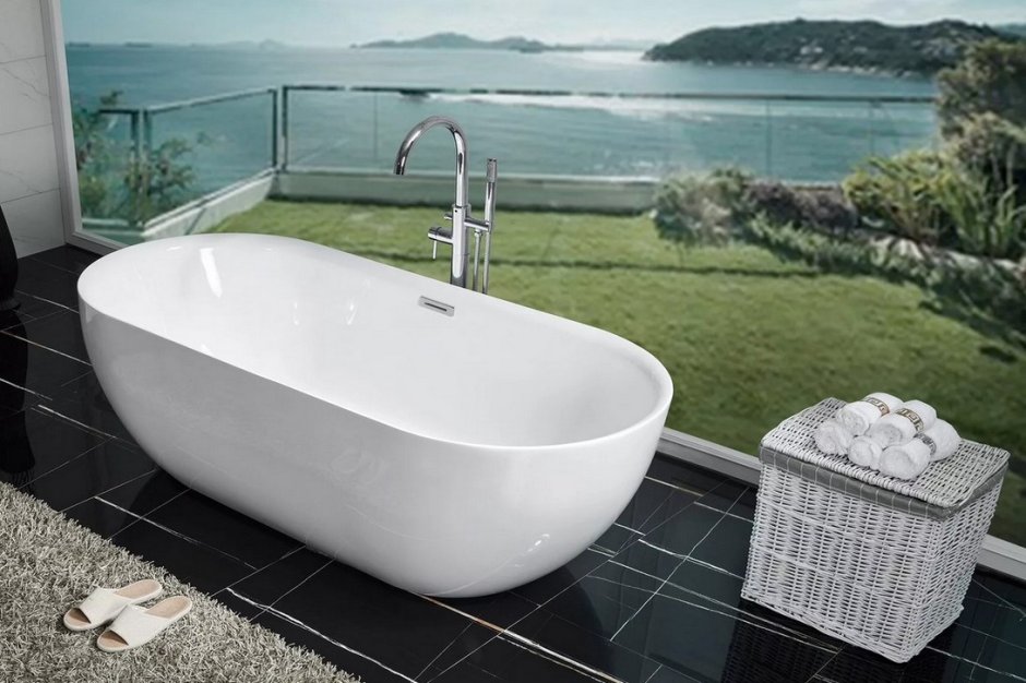 Ванна отдельностоящая Aquanet Delight 170x78 акрил