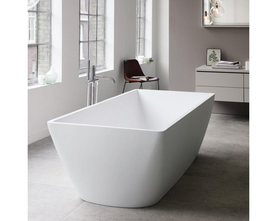 Ванна Duravit DURASQUARE 700430 Basic иск. Камень