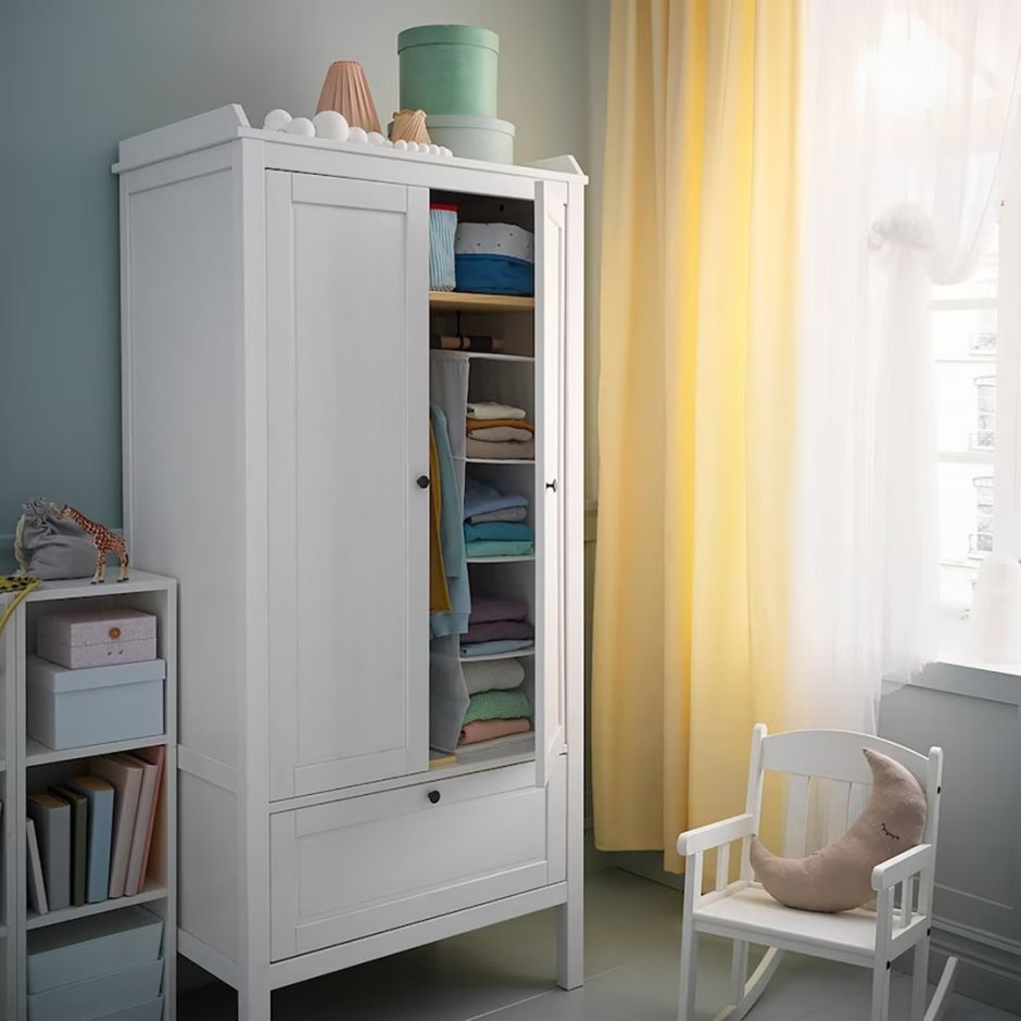 Sundvik СУНДВИК шкаф платяной белый80x50x171 см