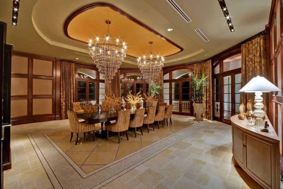 Luxury Mansion Interior столовая