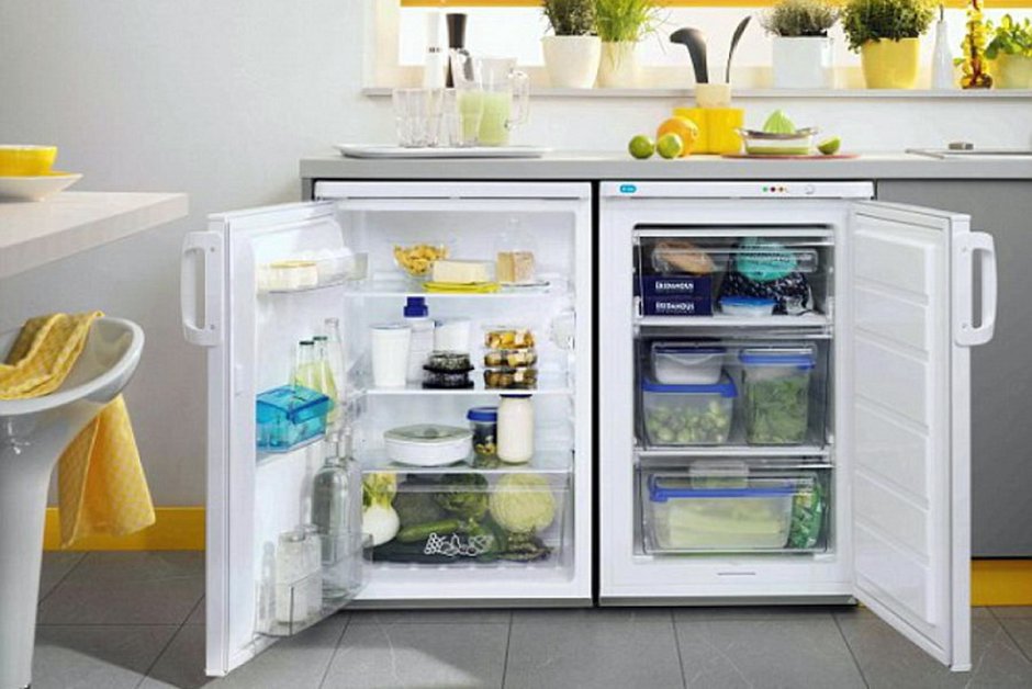 Холодильник Электролюкс встраиваемый под столешницу