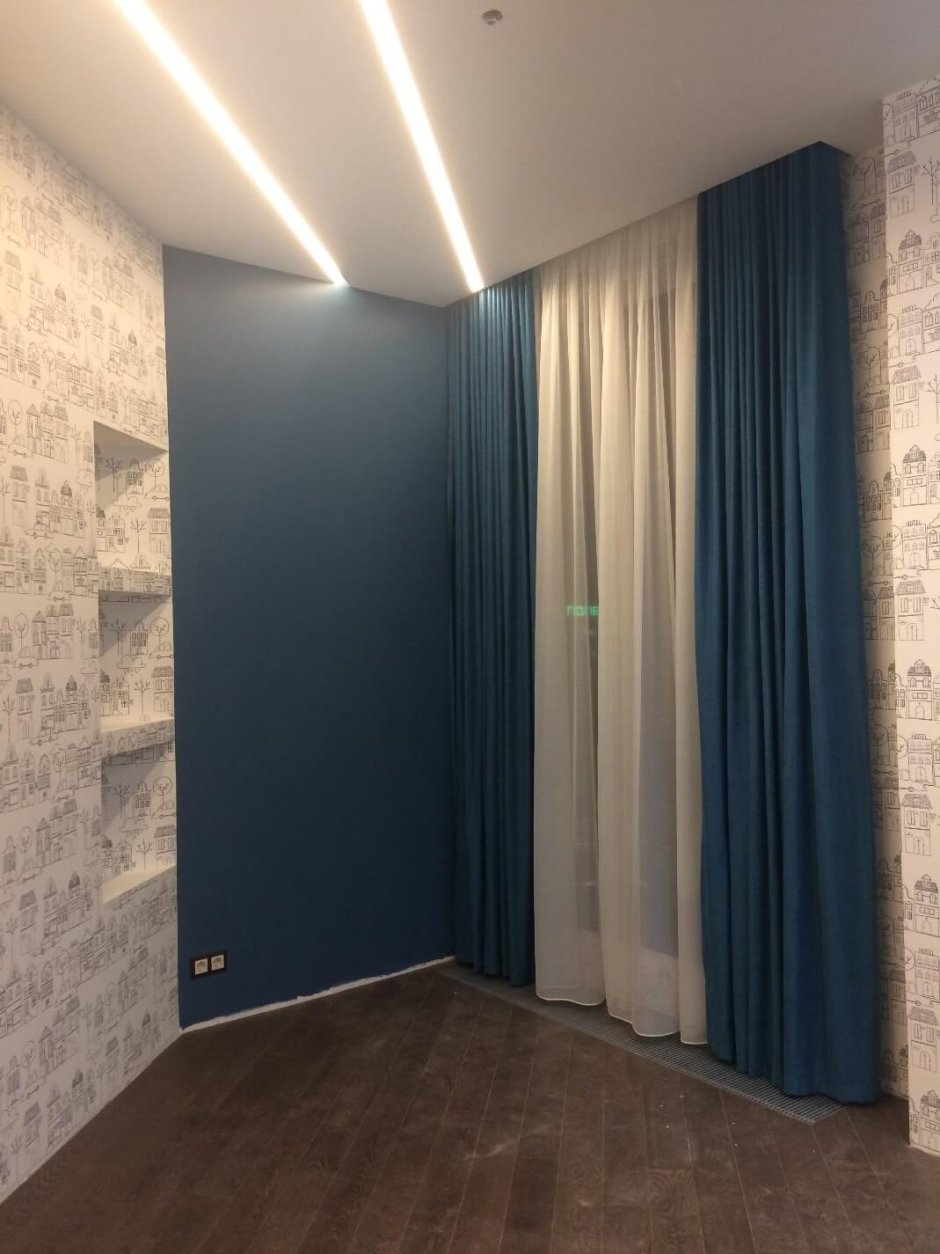 Скрытый карниз в интерьере