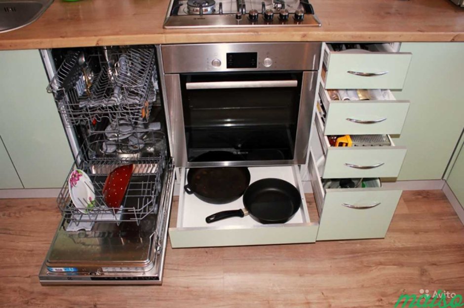 Встроенные посудомоечные машины под столешницу