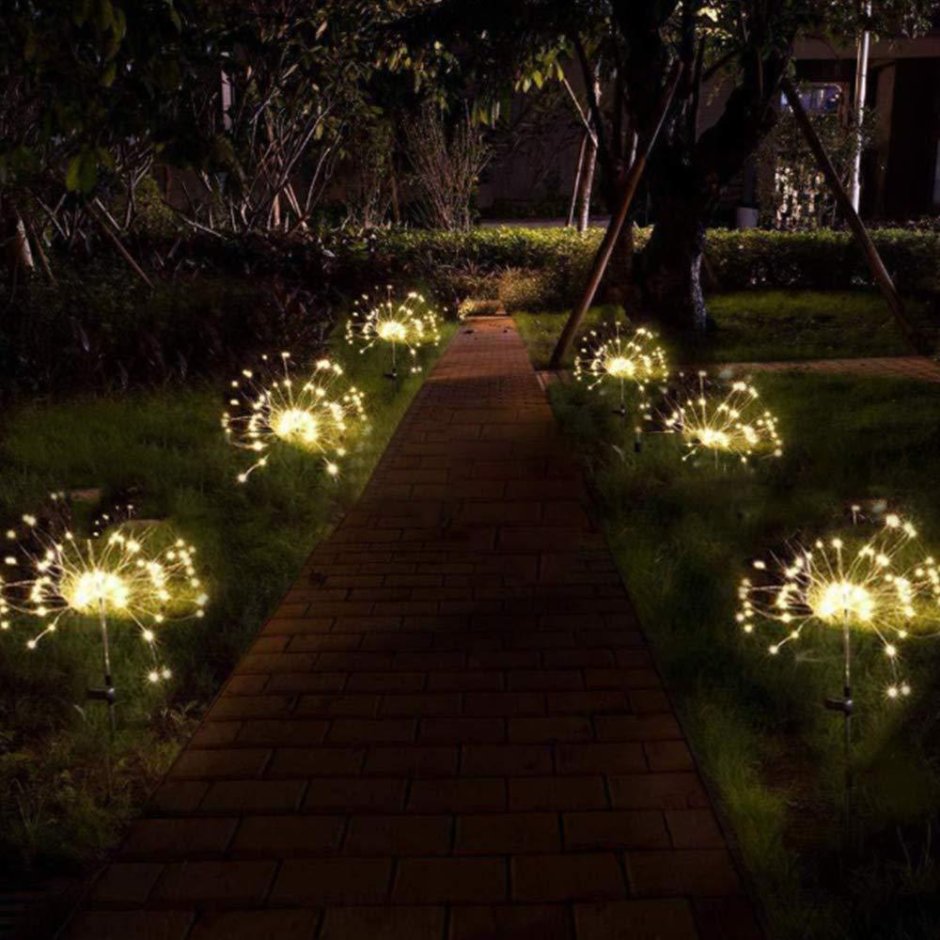 Садовый светодиодный светильник фейерверк Feimefeiyou
