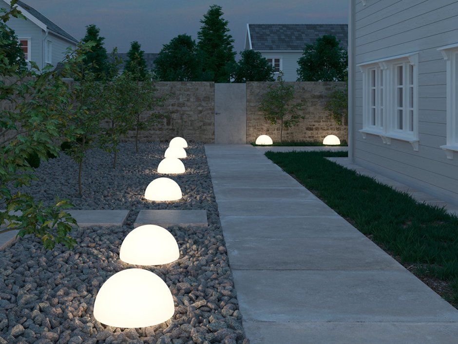 Светильники для садовых дорожек