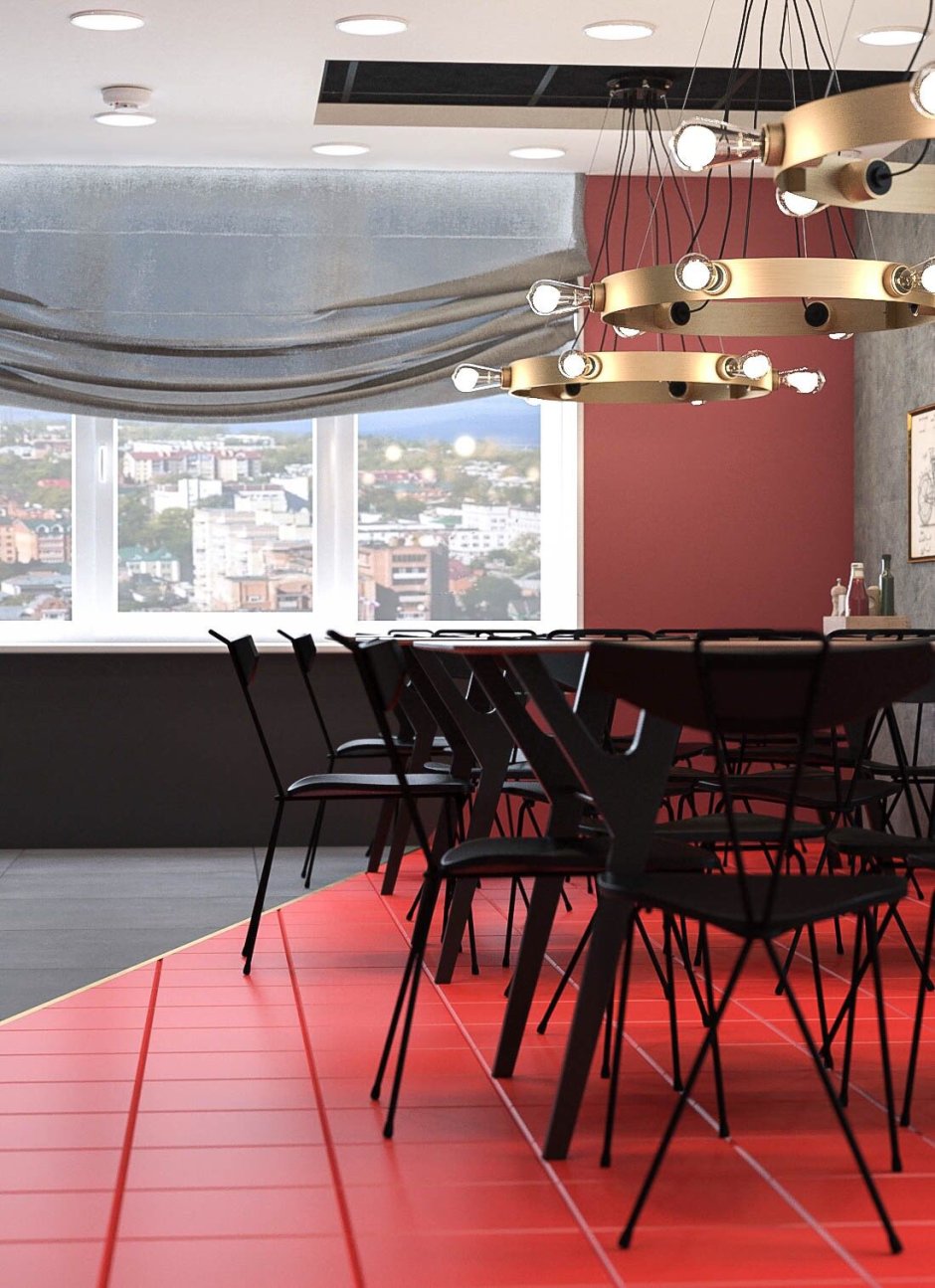 Интерьер комнаты приема пищи