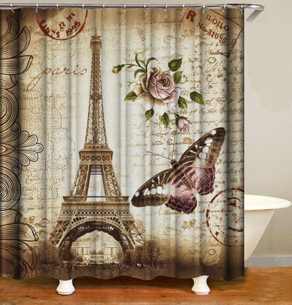 Shower Curtain Paris