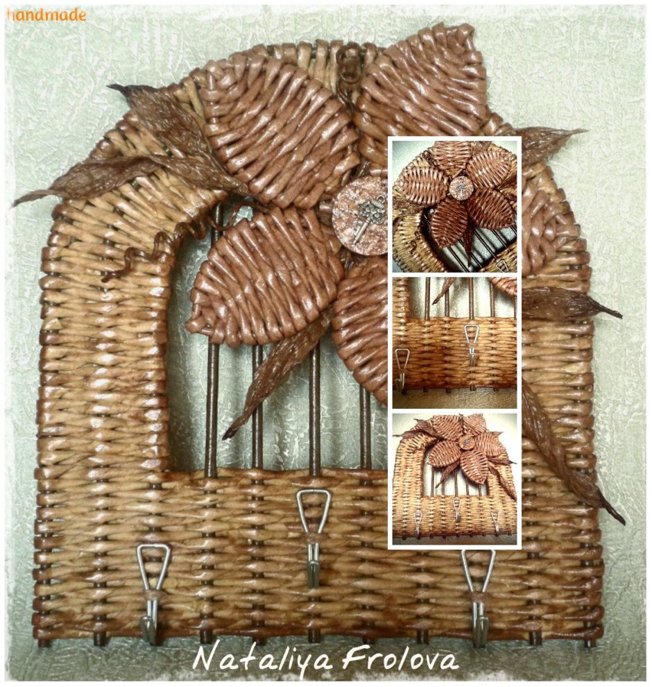 Плетеное панно