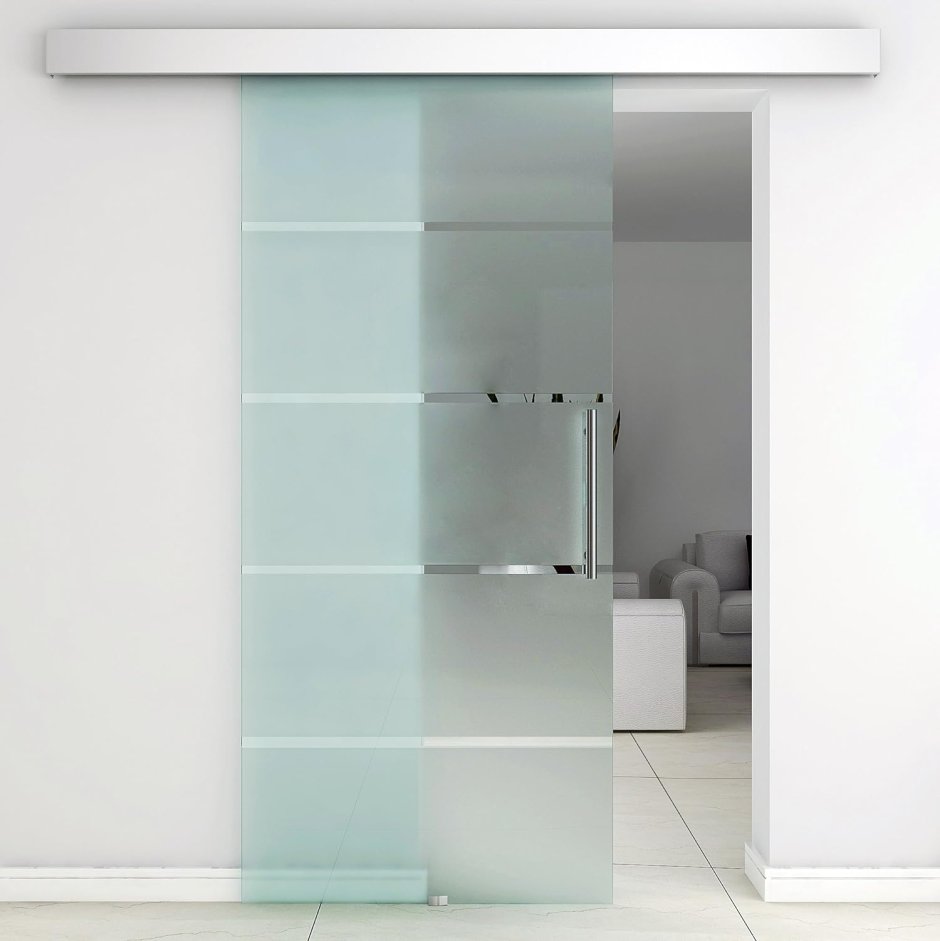 Sliding Tempered Glass Door