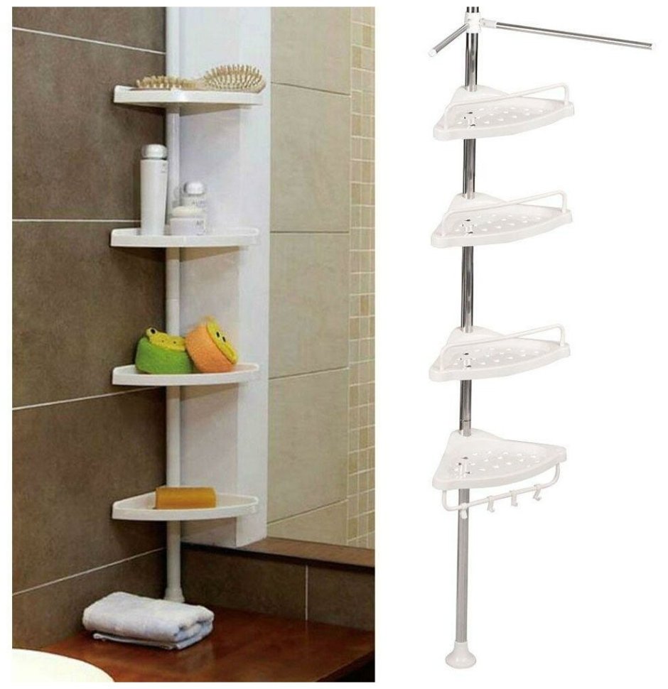Угловая полка для ванной Multi Corner Shelf