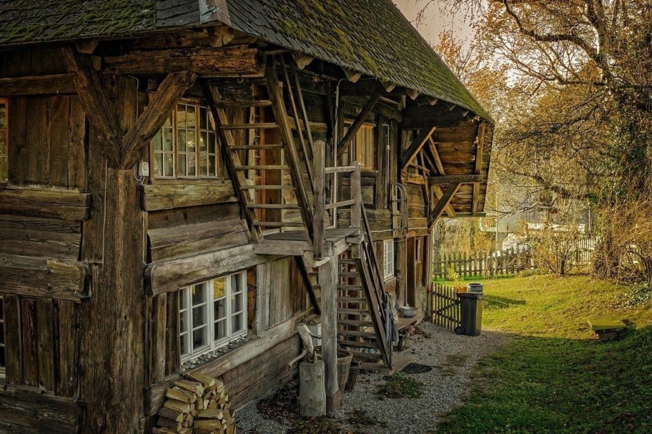 Деревенский домик в Америке 19 век