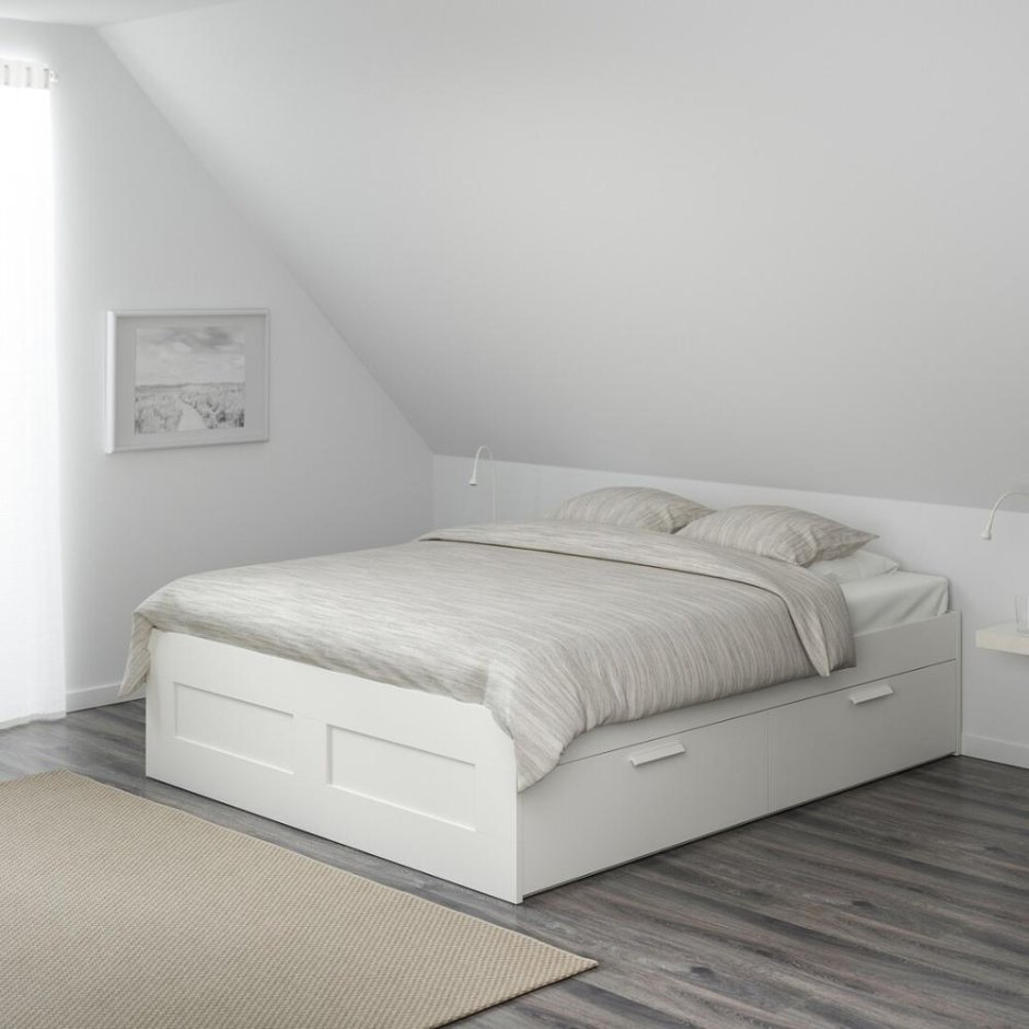 Кровать brimnes ikea