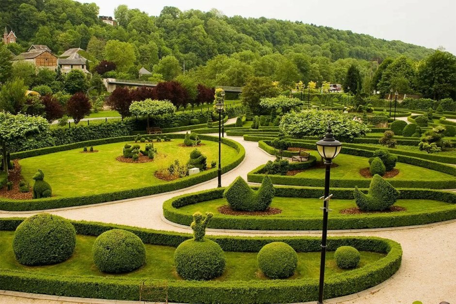 Ландшафное архитектура французский парк