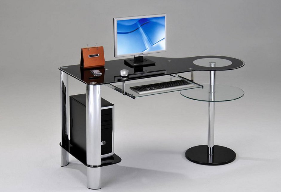 Компьютерный стол Tempered Glass