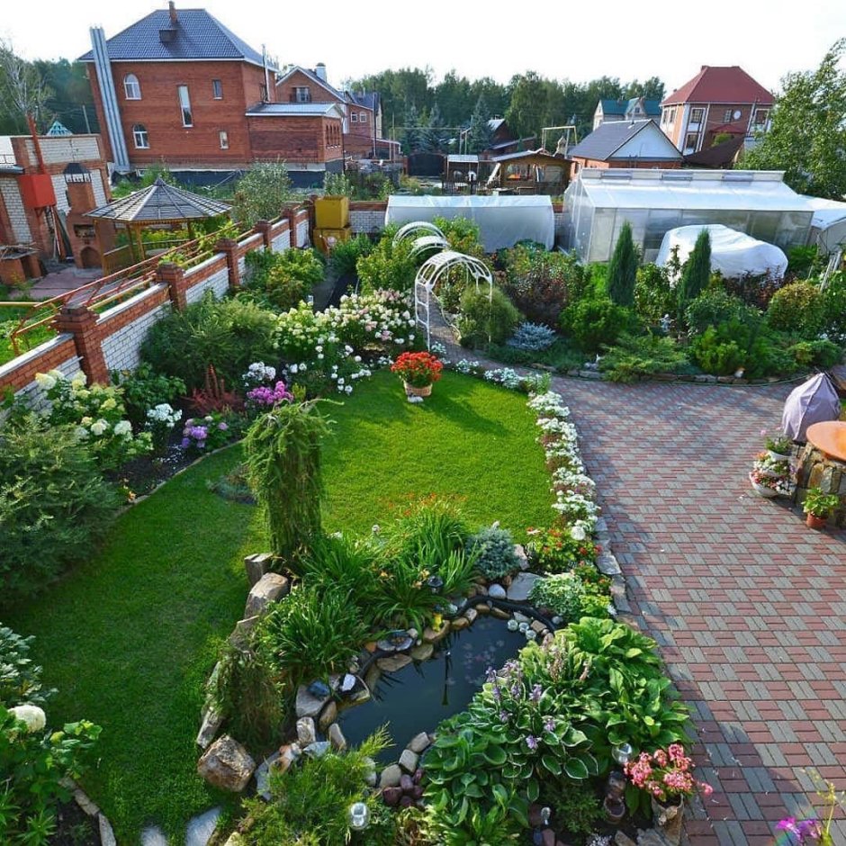 Ландшафт дачи 6 соток