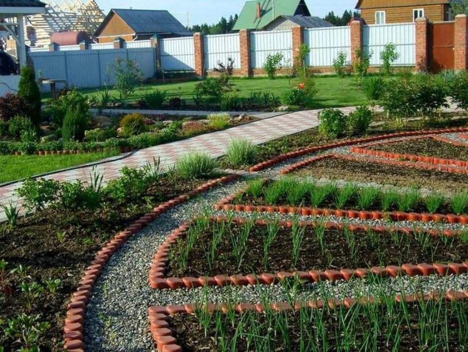 Огород на участке