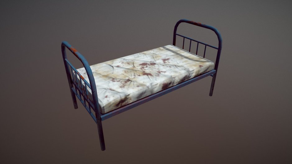 Кровать graffo 3d model