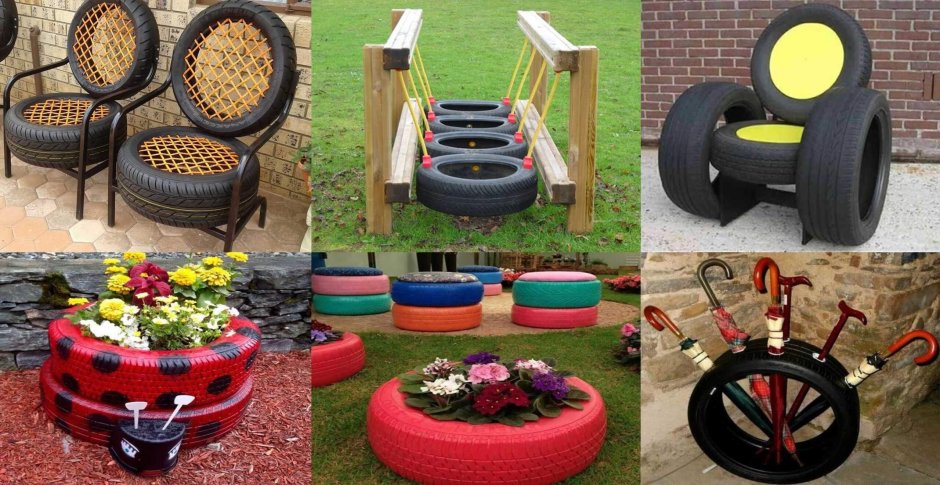 Brilliant ways to reuse and recycle old Tires - recycled Tyre Chair