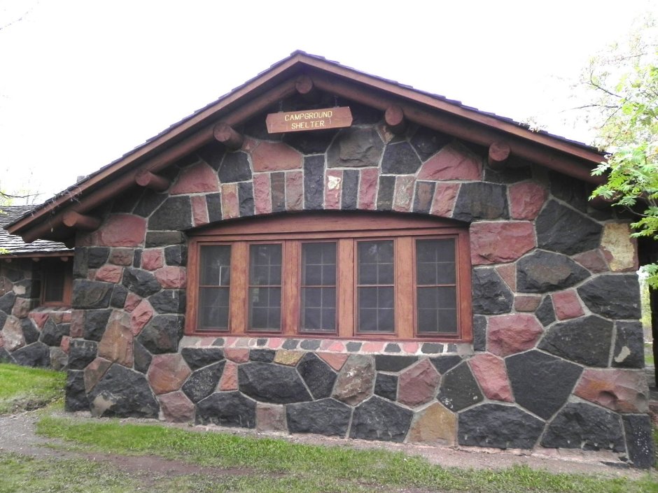 Баня из камня