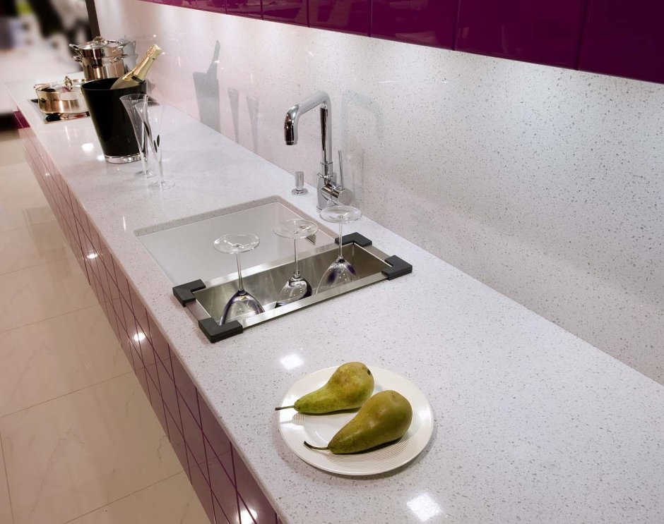 Кварцевый агломерат technistone Starlight White