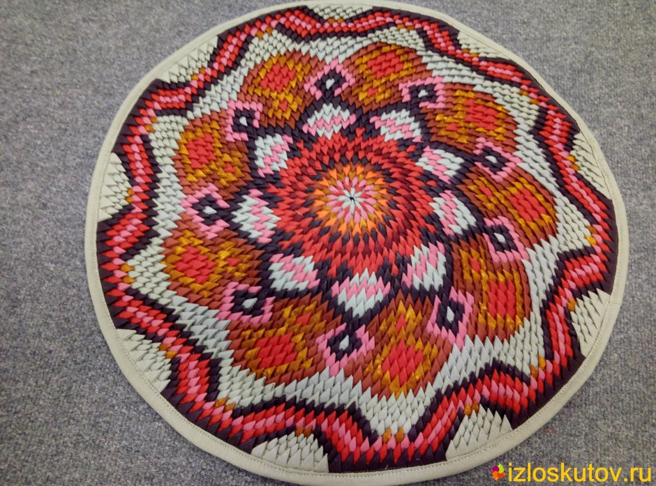 Коврик из лоскутков