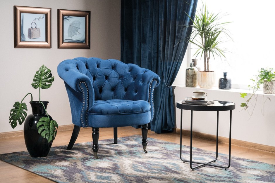 Кресло Мехико Velvet Blue