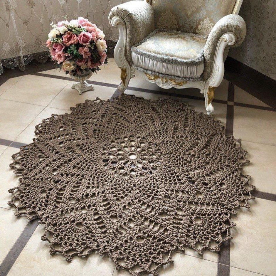 Ажурный коврик