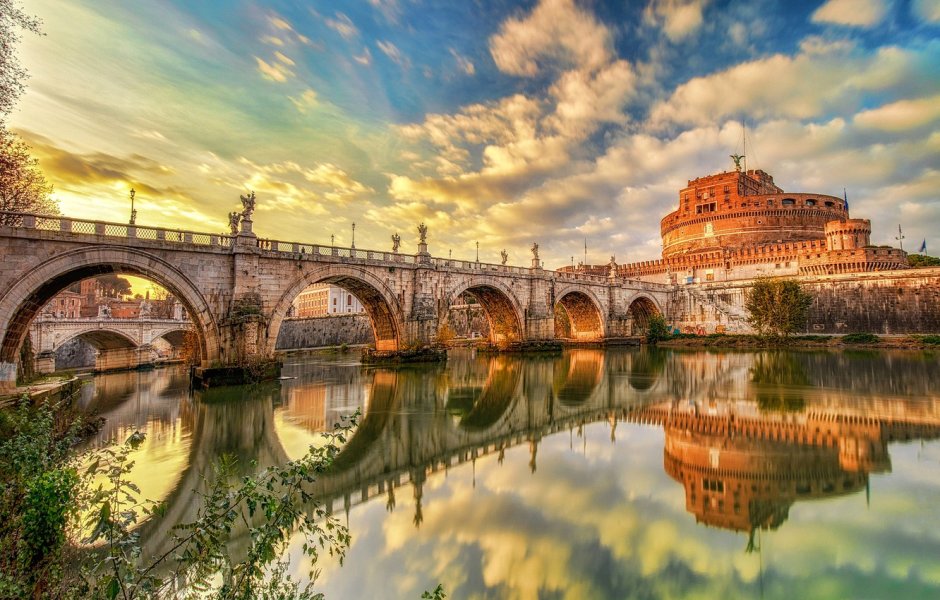 Италия мост Святого ангела