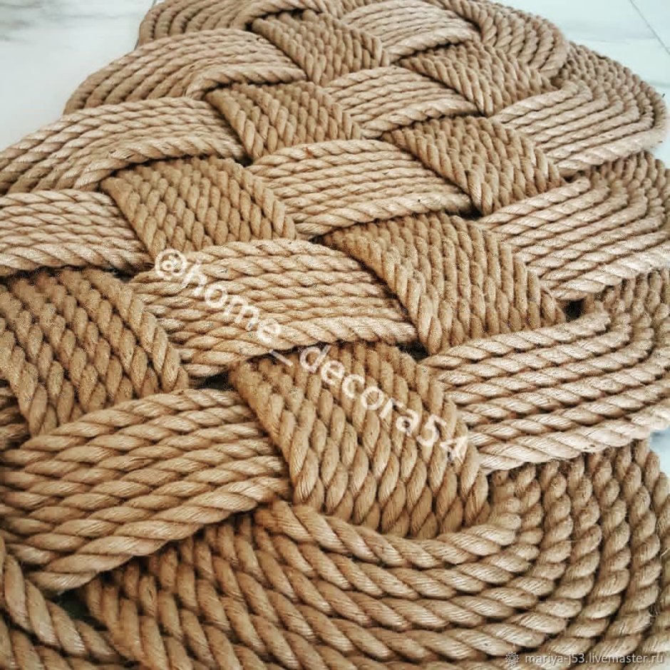 Джут 4мм косичка