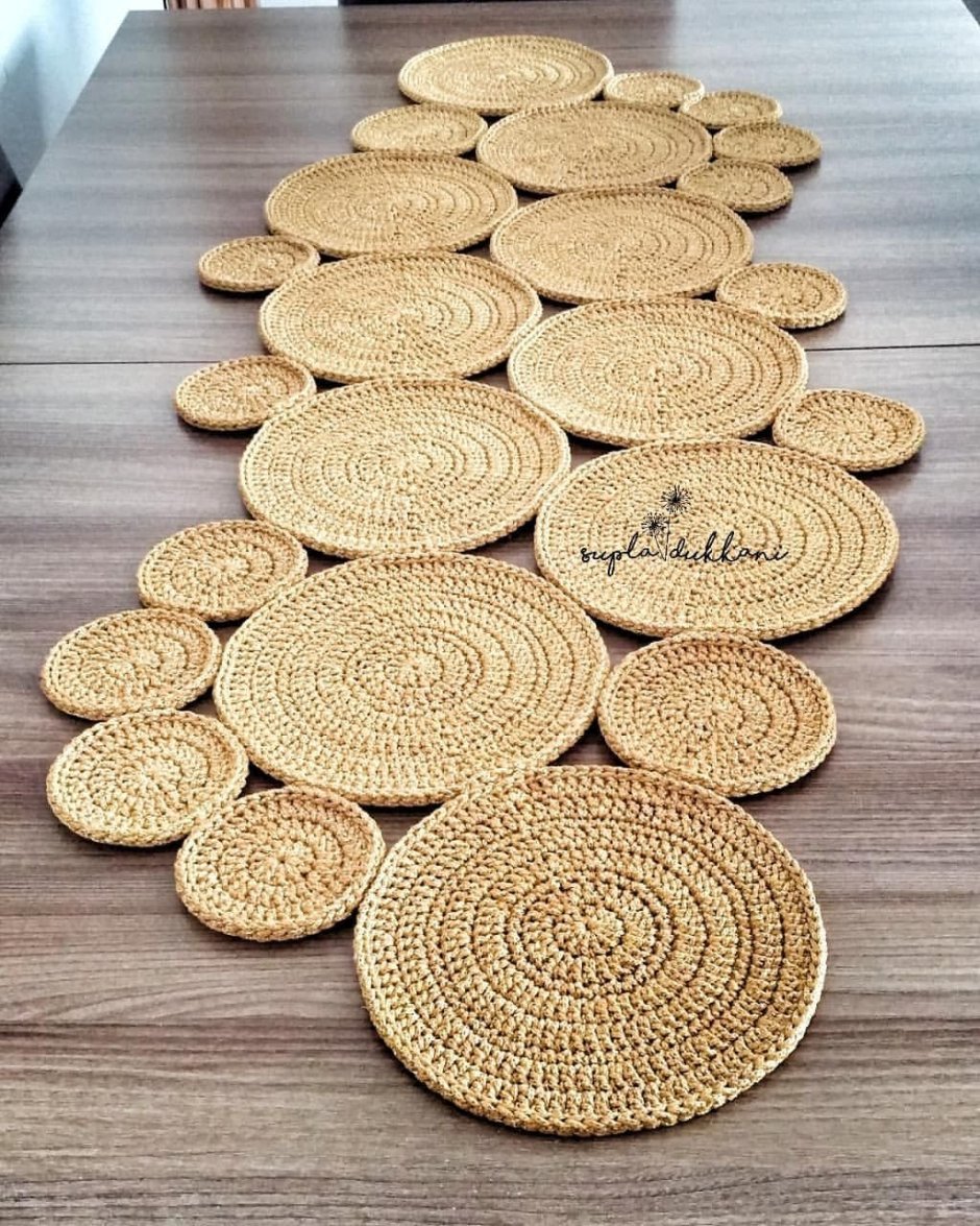 Джутовый коврик