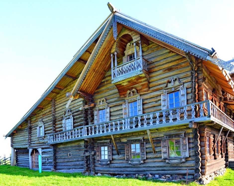 Фасады избы Кижи