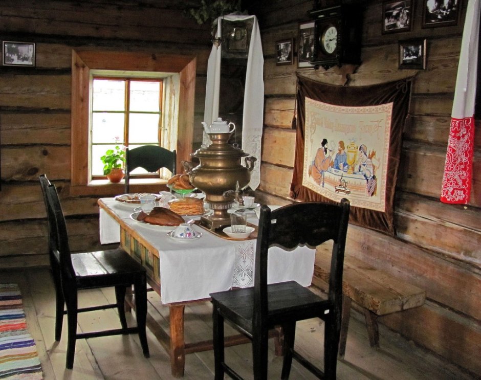 Самовар в интерьере