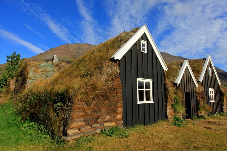 Дерновые домики Исландия