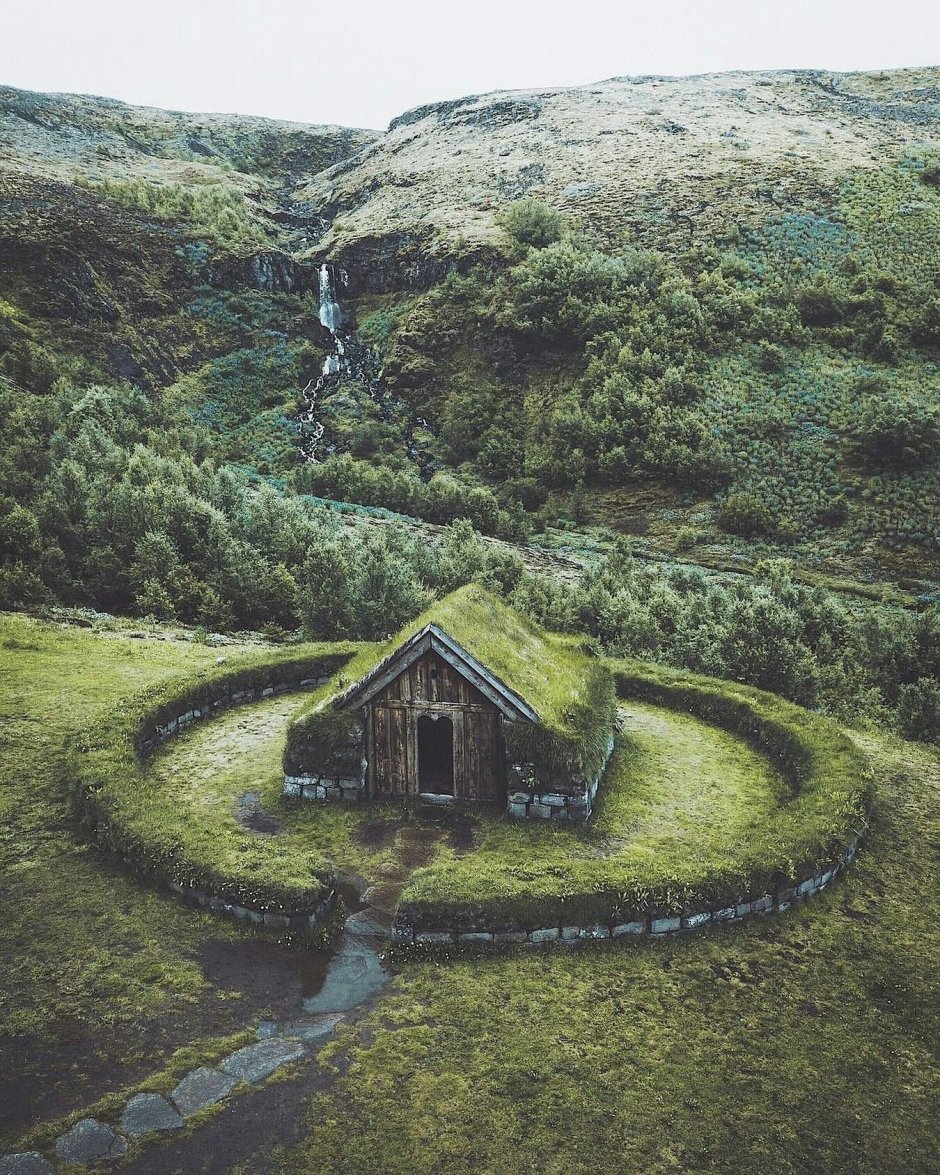 Дерновые домики Исландия