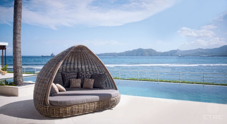 Лежак бунгало