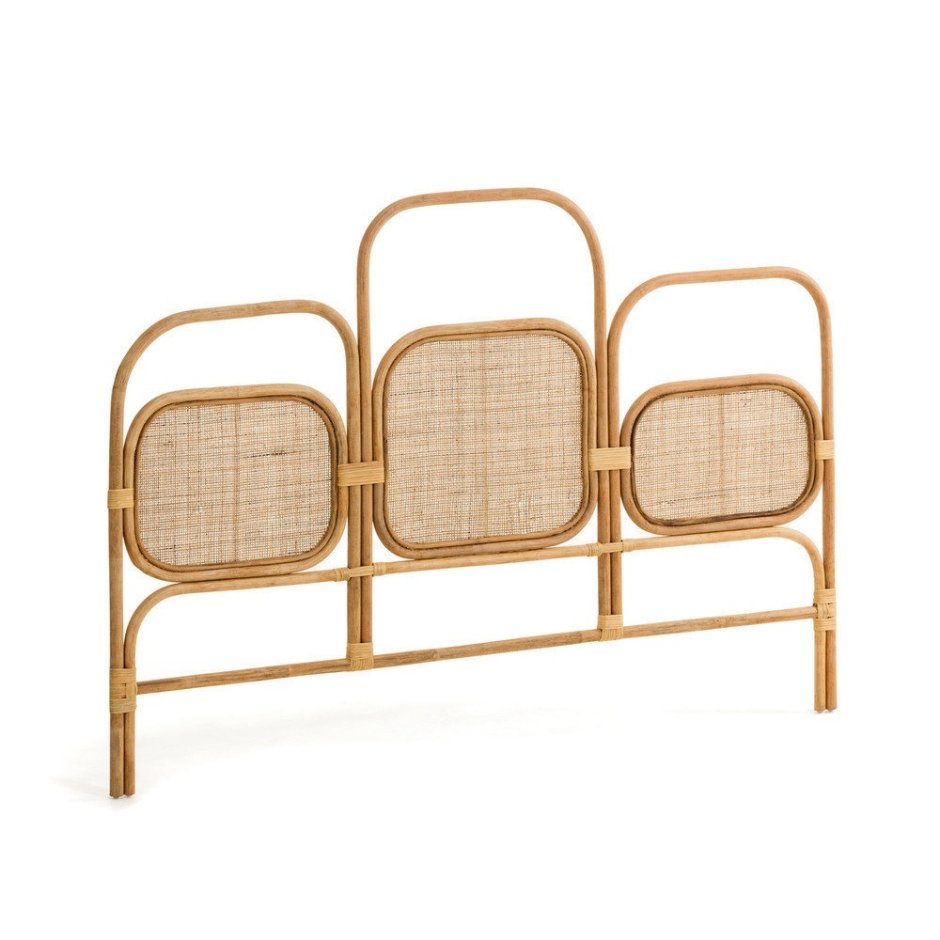 Кроватное изголовье из ротанга