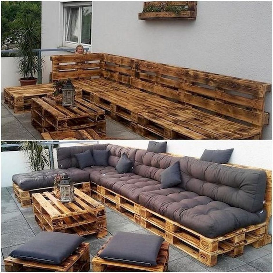 Мебель из европаллетов