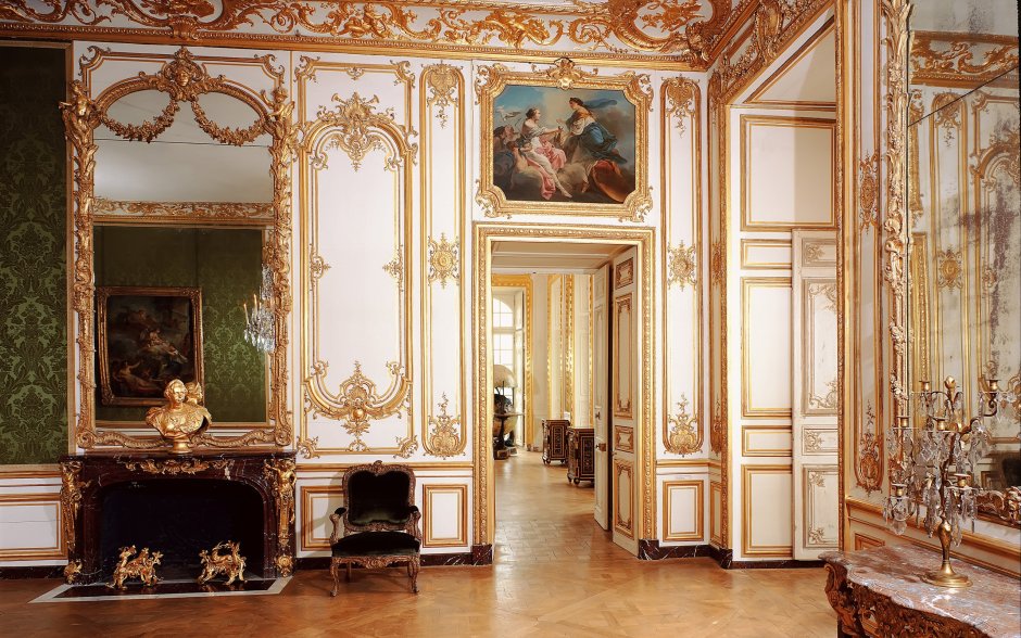Барокко интерьеры Версальского дворца