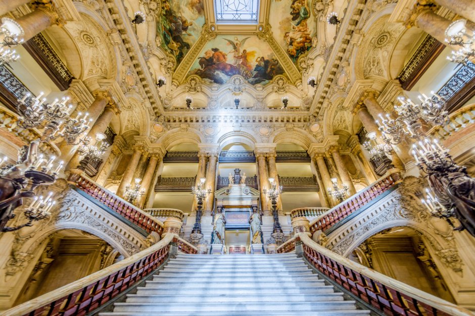Опера Гарнье парадная лестница